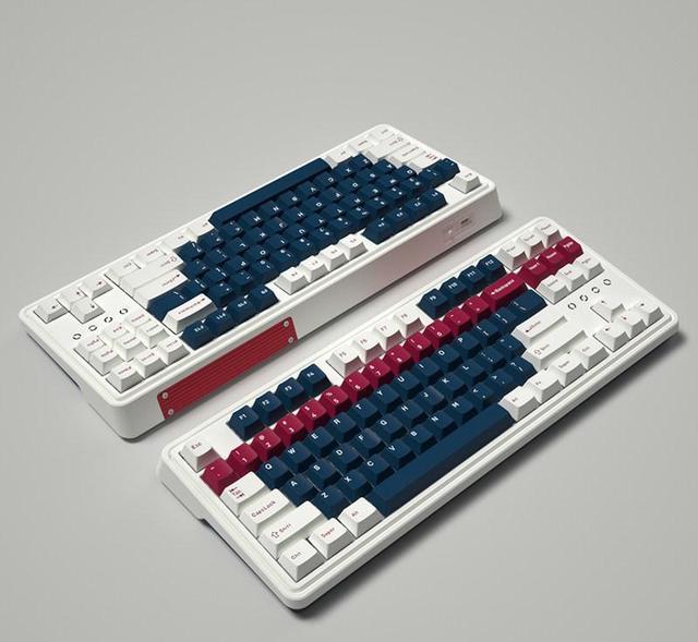 机械键盘|腹灵CMK87机械键盘，三模蓝牙有线，500元左右送朋友礼物