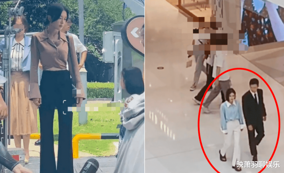 秦岚|秦岚街头拍戏,大口吃烤串没偶像包袱,好身材一览无遗