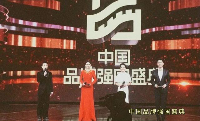 龙洋|龙洋再任央视晚会主持人，一身红裙端庄大气，董明珠也好有气质