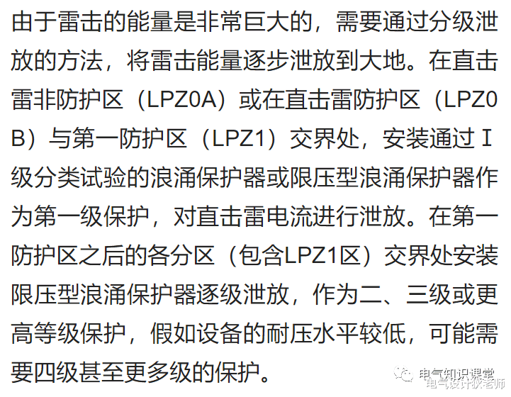 |干货分享，浪涌保护器（SPD）的等级分类、参数和选用，收藏好