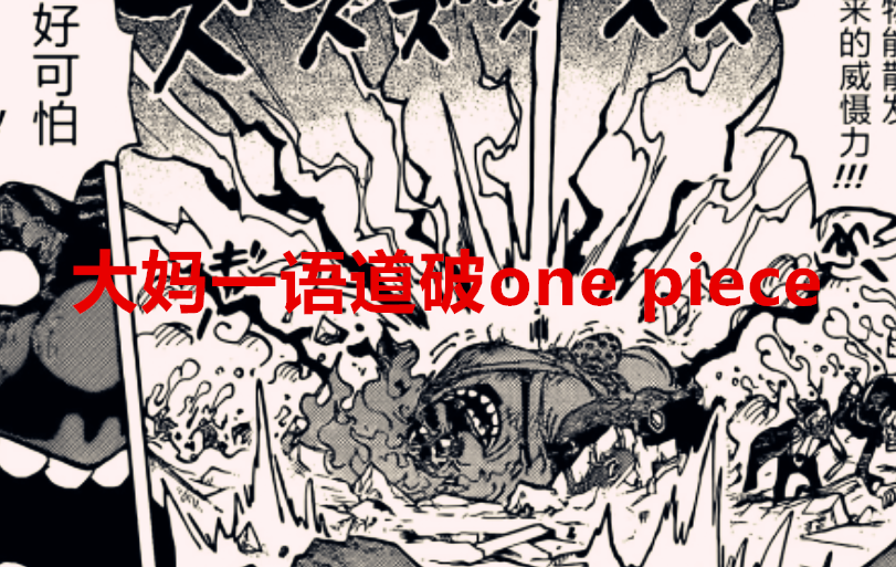 海贼王|海贼王1040话：大妈一语道破one piece，原来大秘宝就在我们身边