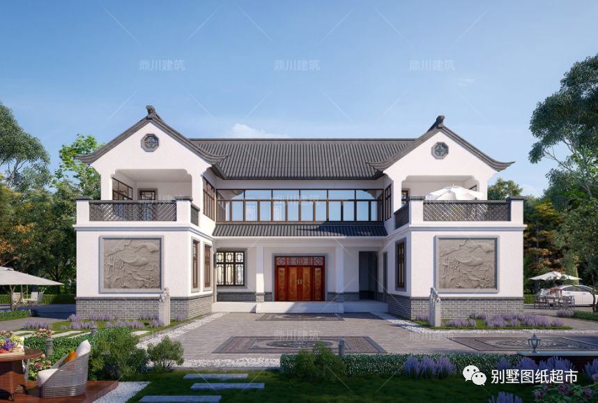 5套中式农村别墅，既有传统合院，又有现代中式别墅