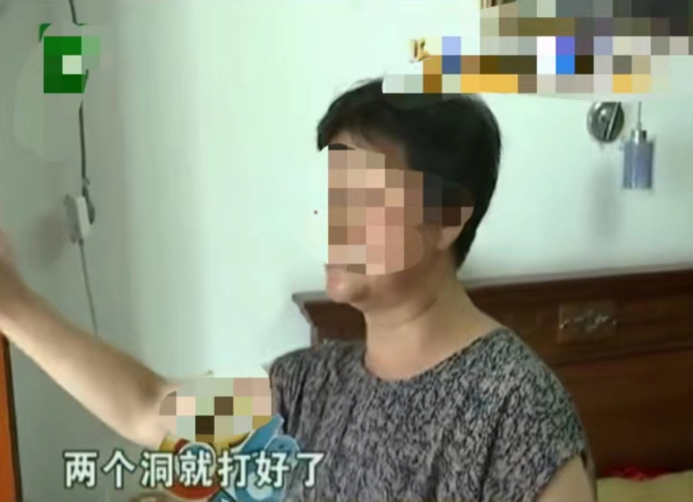 “不贵,打两个空调孔八百块钱!”