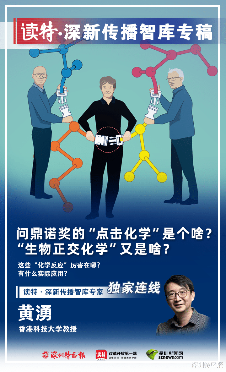 读特专稿 | 问鼎诺奖的“点击化学”是个啥?“生物正交化学”又是啥?