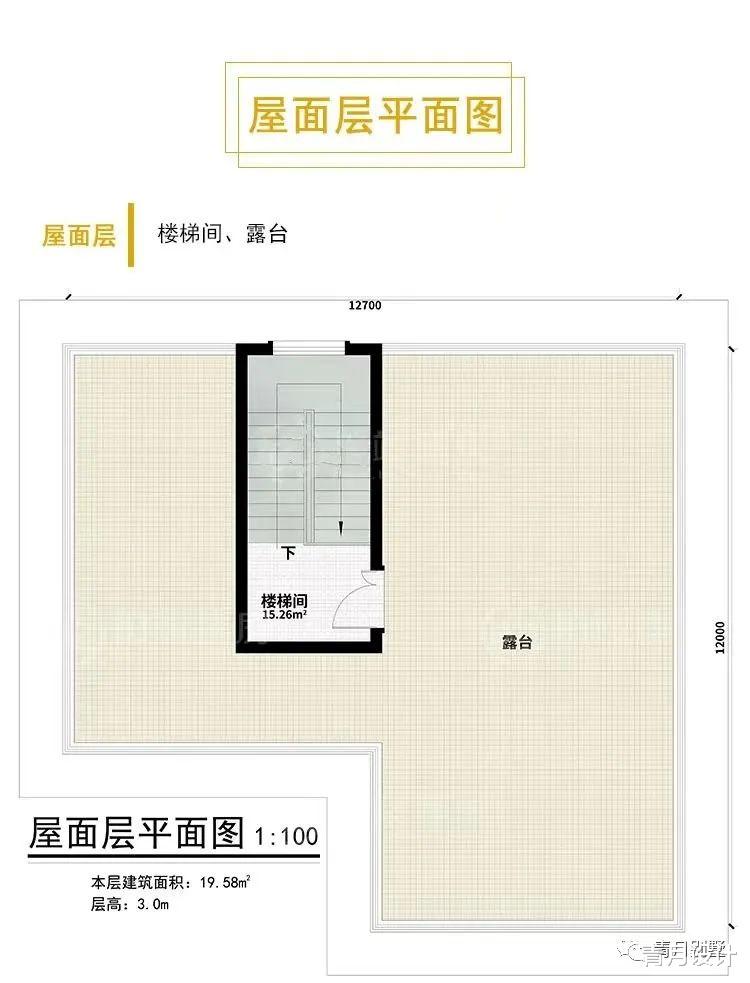 12.7×12米三层现代小别墅,大落地窗挑空客厅,时代扛鼎之作
