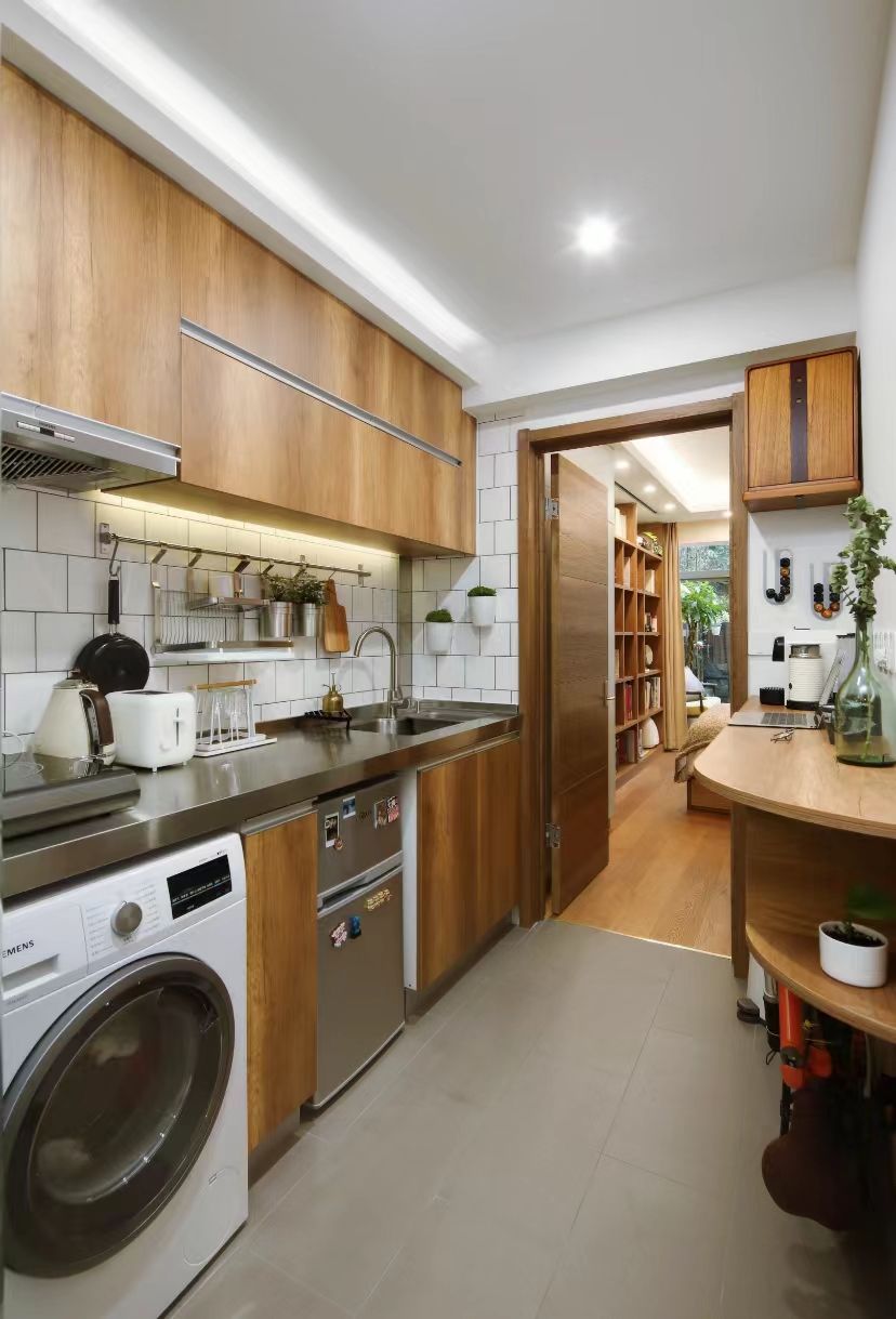 上海夫妇将36㎡一字形小家,打造得人见人爱,一家三口开心又幸福