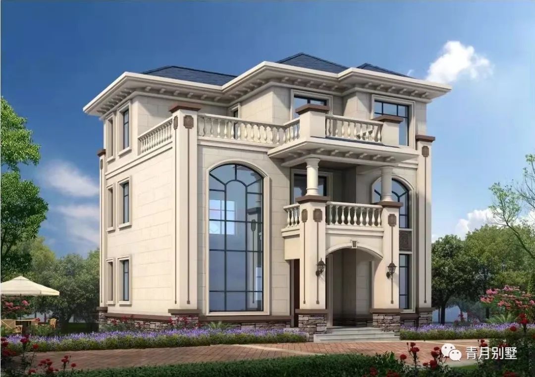 11.5×9.7米三层小别墅,农村自建房新款,盖房建议收藏