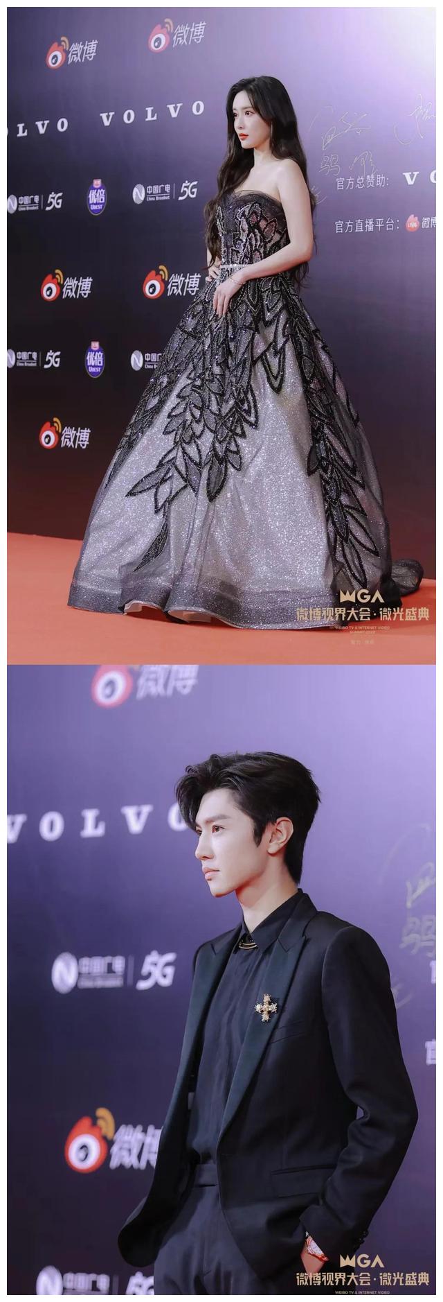 众多明星微博大会红毯照片来袭，baby依旧很美，肖战眼袋明显