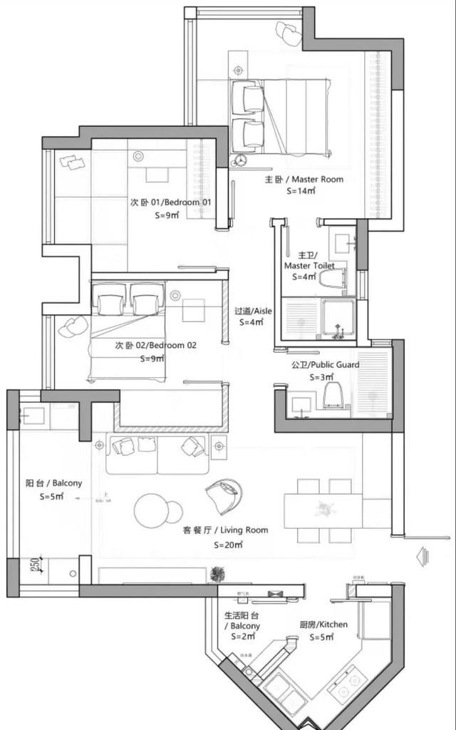 这位女主很有远见，坚持全屋打满柜子，效果不是一般的实用大气！