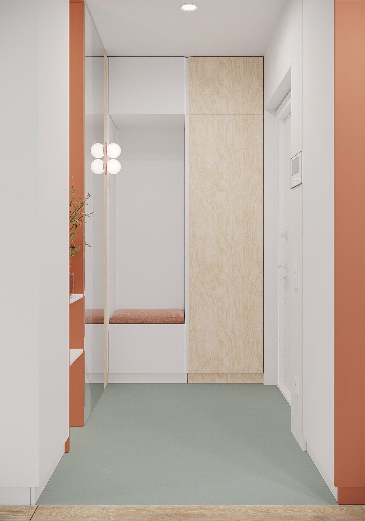 用橙色为室内设计增加有趣的因素