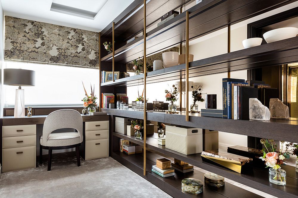办公室|25个家庭办公室为高效、有组织的工作空间搁置的想法