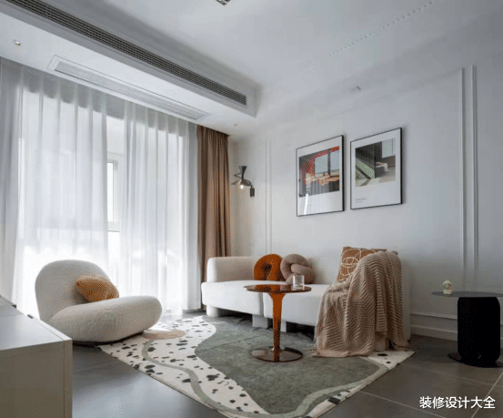 118㎡的三居室,空间色彩明丽,玄关设计太提升颜值了!