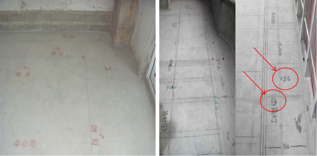 水电施工怎么放线?