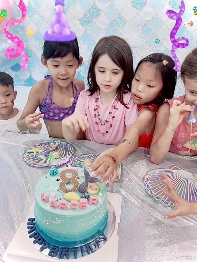 立威廉|立威廉女儿庆生，8岁有长腿有腹肌，曾因长相被质疑致老爸退网