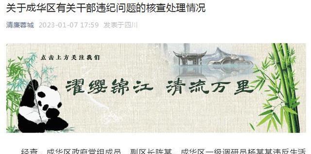 |成都“不雅聊天”事件处理结果出炉，故事一波三折通报模棱两可
