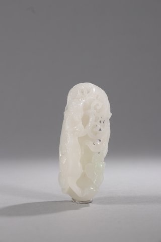 和田玉籽料|回流-和田玉籽料螭龙纹挂件