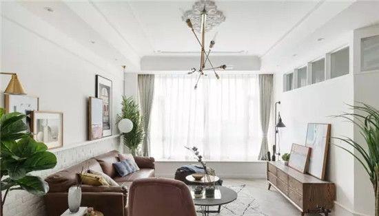 125㎡三居就花9万简装，医生果然洁癖，装修也喜欢纯白北欧风！