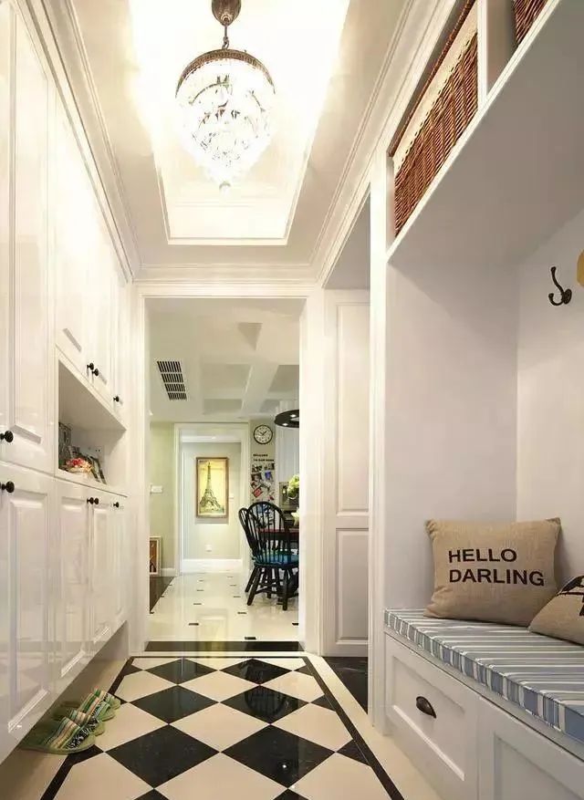 晒晒91平新房，一进门玄关美呆了，电视墙更个性头一次见这么装！