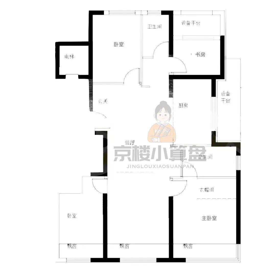 7字头售价？丰台新宫建发·璟院户型过程稿抢先看