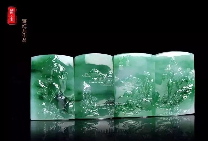 文玩|翡翠的《千里江山图》,寄宿了万物的思绪。
