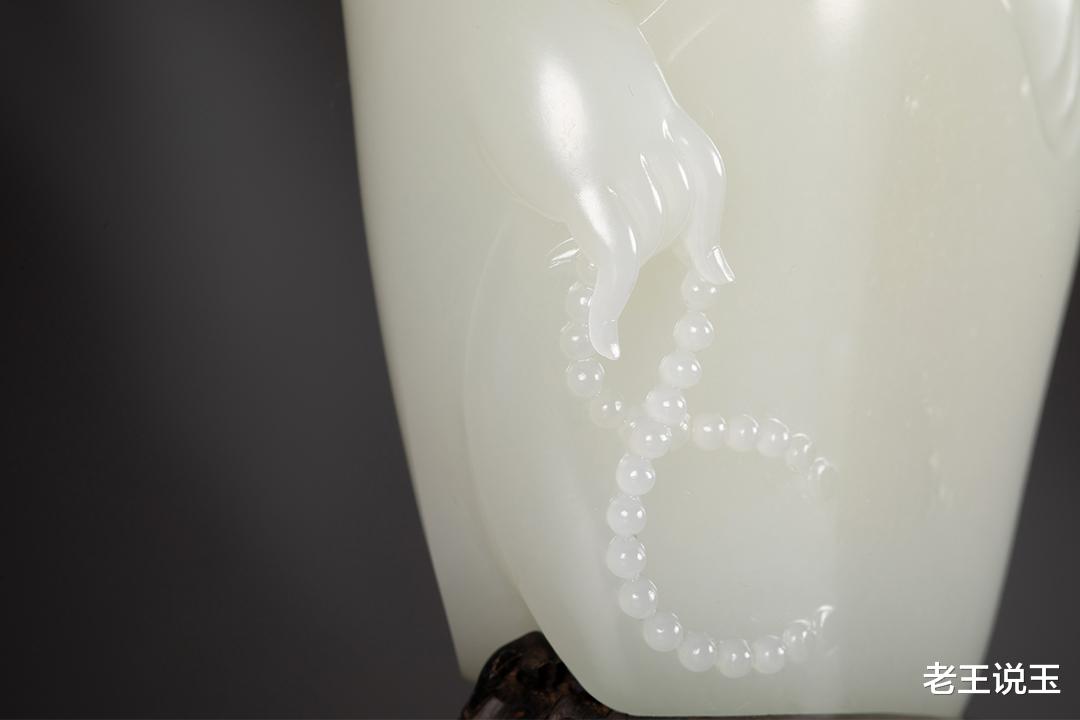 和田玉籽料|葛洪玉雕：和田玉籽料羊脂白玉弥勒佛摆件