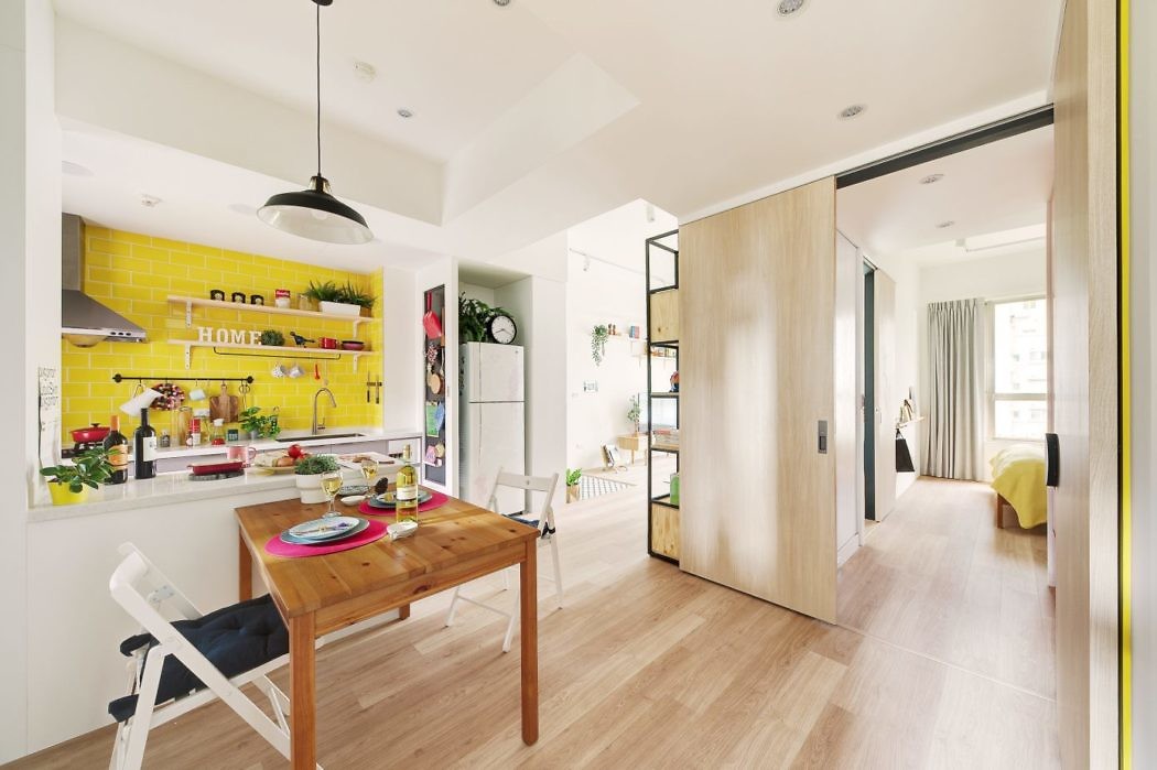 改造63平米的二居室,色彩应用装修设计真漂亮