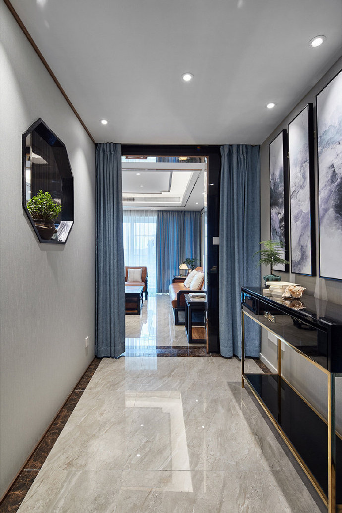 208平米现代中式四房,进屋就看呆,全屋高端大气上档次,太赞了