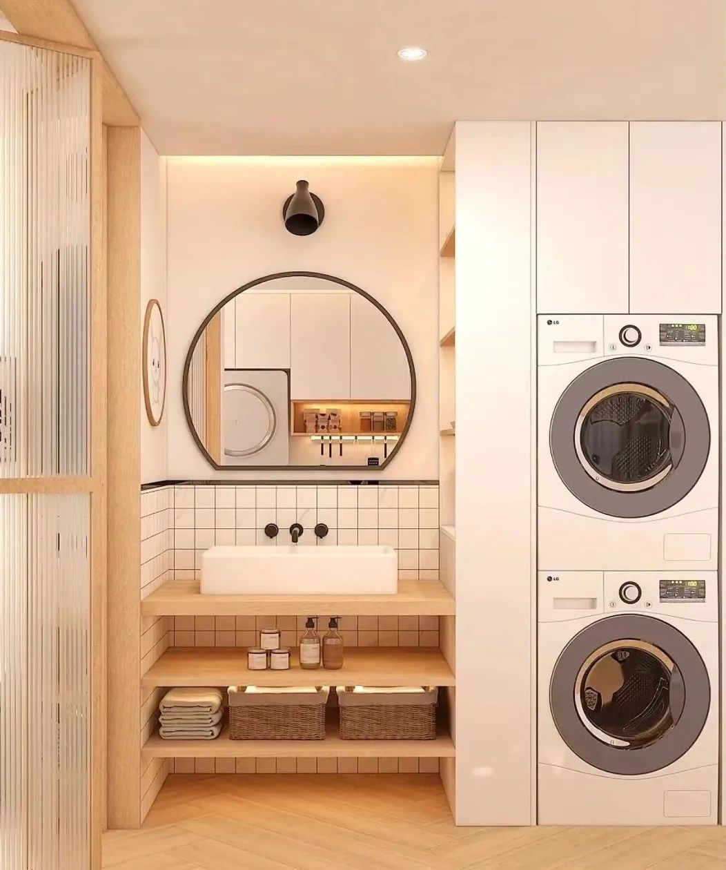 老公坚持卫生间不要洗手台,完工后,不看好的亲戚都前来参观