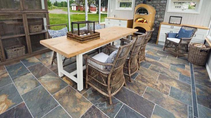 别墅装修中，不得不说的板岩石材