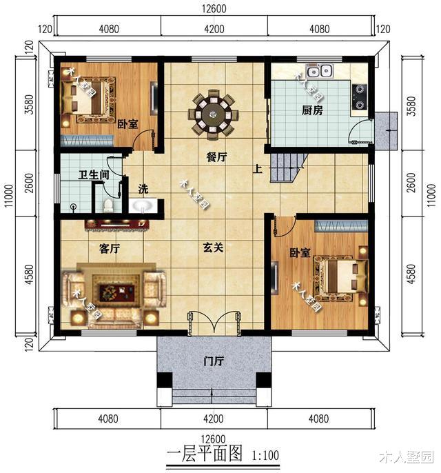 3款良心设计图,农村盖别墅要多看优秀的户型,这样才能少走弯路