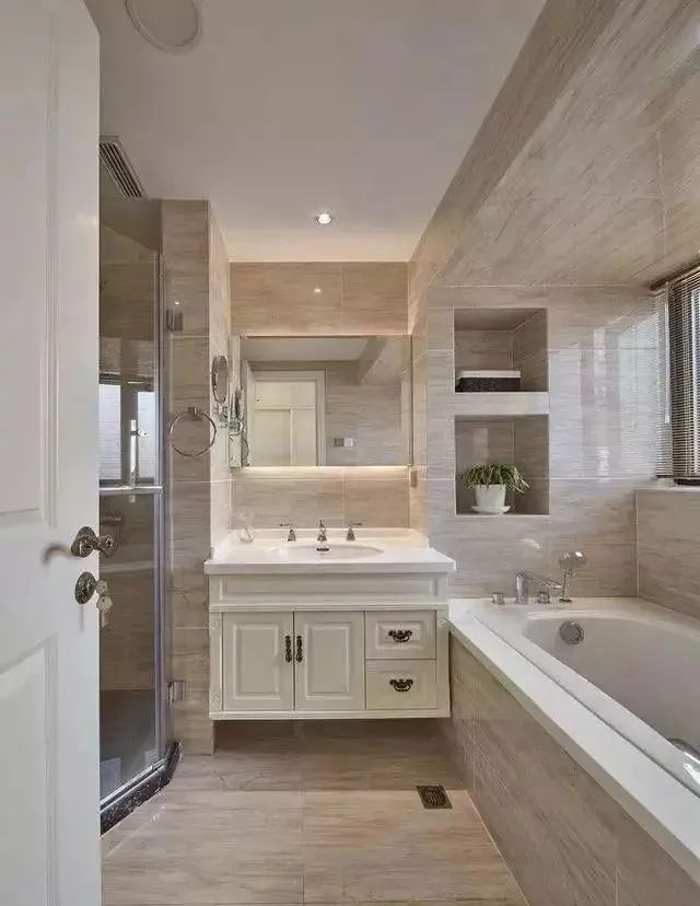 128平美式新房,电视墙个性极了,全屋太漂亮,挑不出一点毛病!