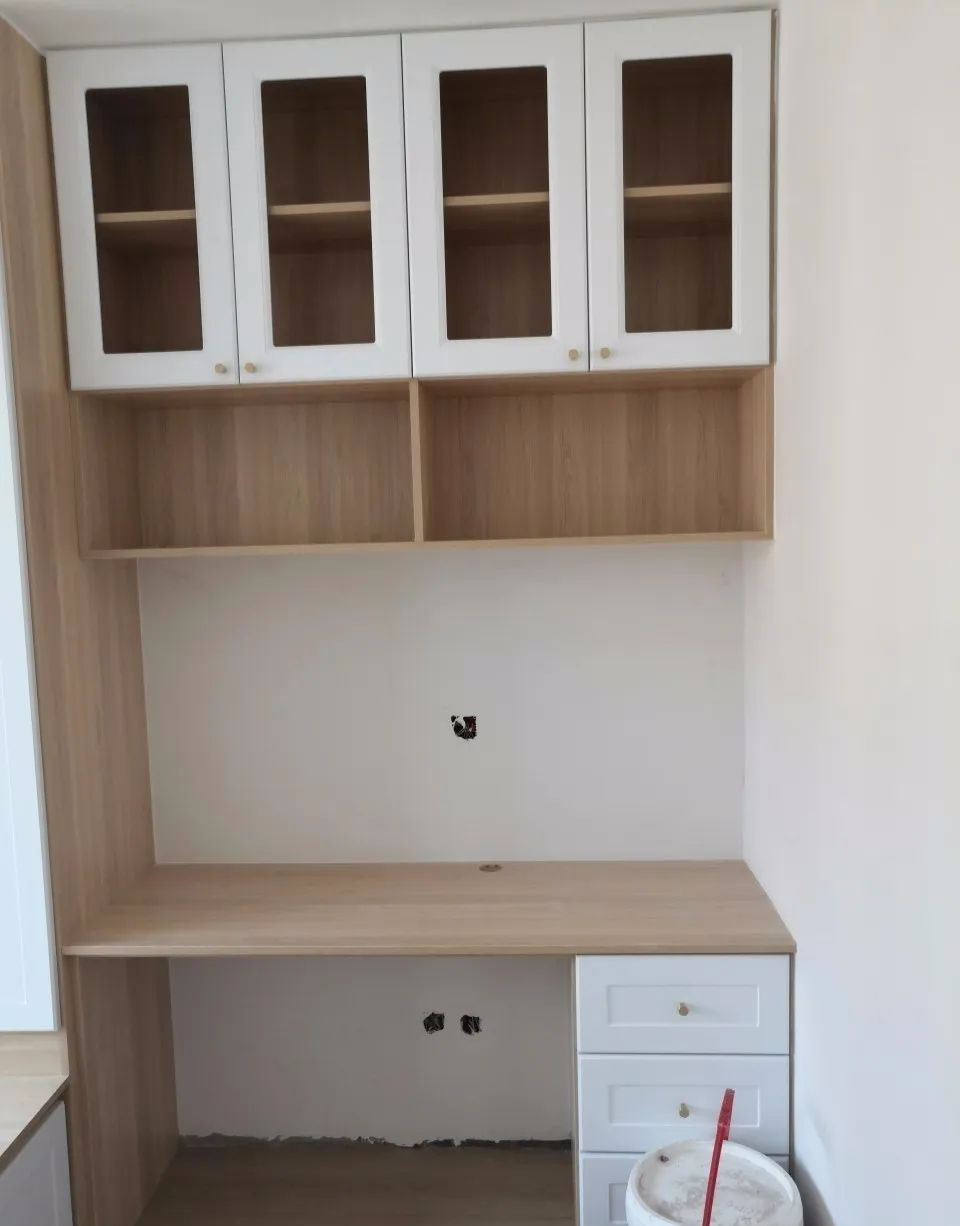 新房硬装完工,打扫干净漂亮!全屋请木工打柜子,一家人都很满意
