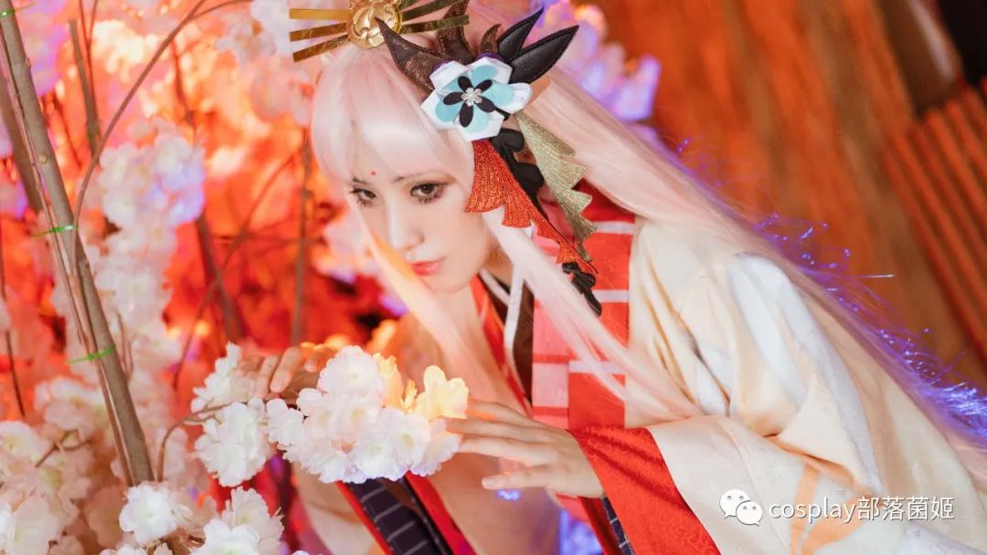 阴阳师|cos：阴阳师辉夜姬鹤栖竹云cos正片@冥戏