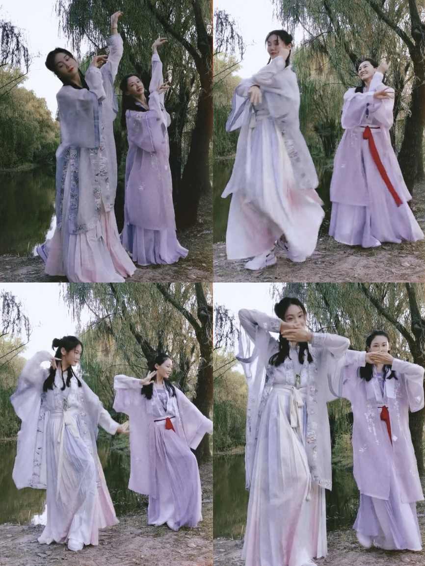 苗苗|苗苗再次和妹妹共舞,穿古装仙气十足,网友:非要让妹妹出道吗