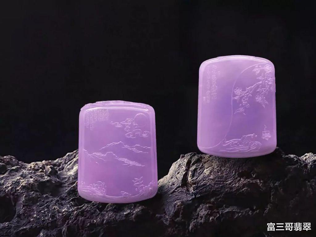 紫罗兰翡翠|玉赏 ▏紫罗兰翡翠:浪漫与高贵相得益彰