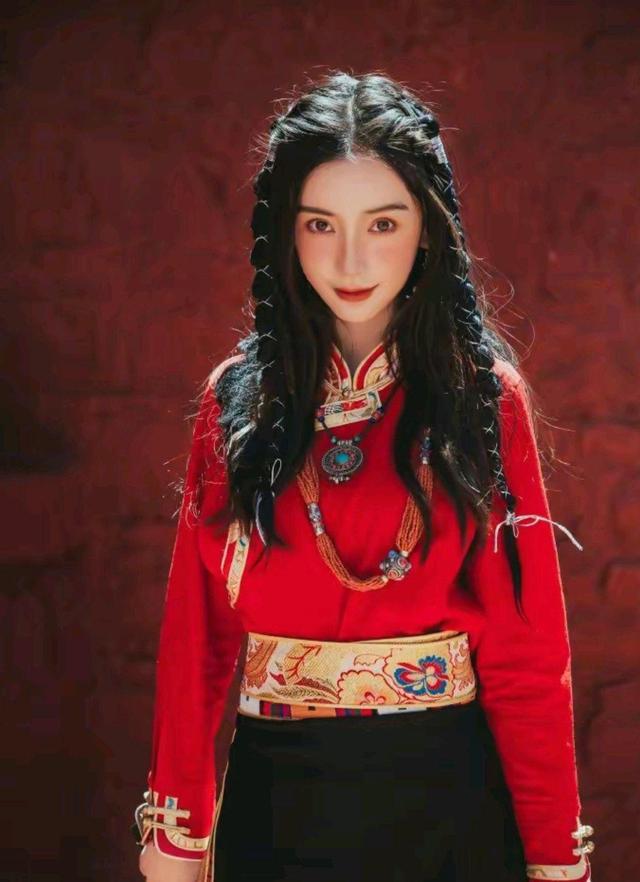 Angelababy|Angelababy藏服写真曝光,造型惊艳,充满异域风情
