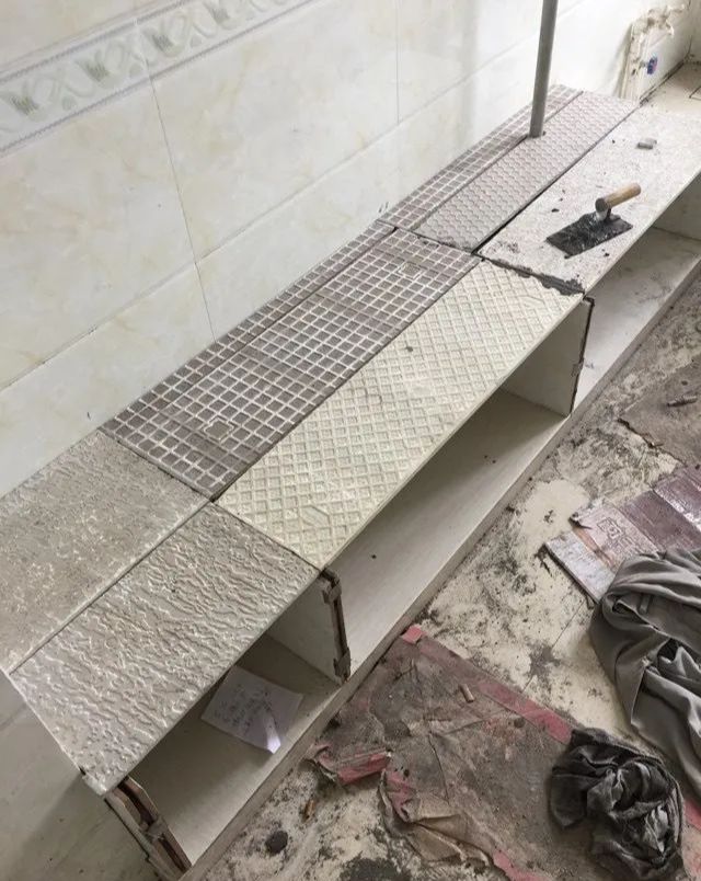 瓷砖垒灶台全程,我爸自己操作摸索,用20年没问题,老爸万岁
