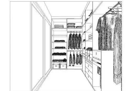 卧室多设计个3㎡的衣帽间,瞬间高级起来!