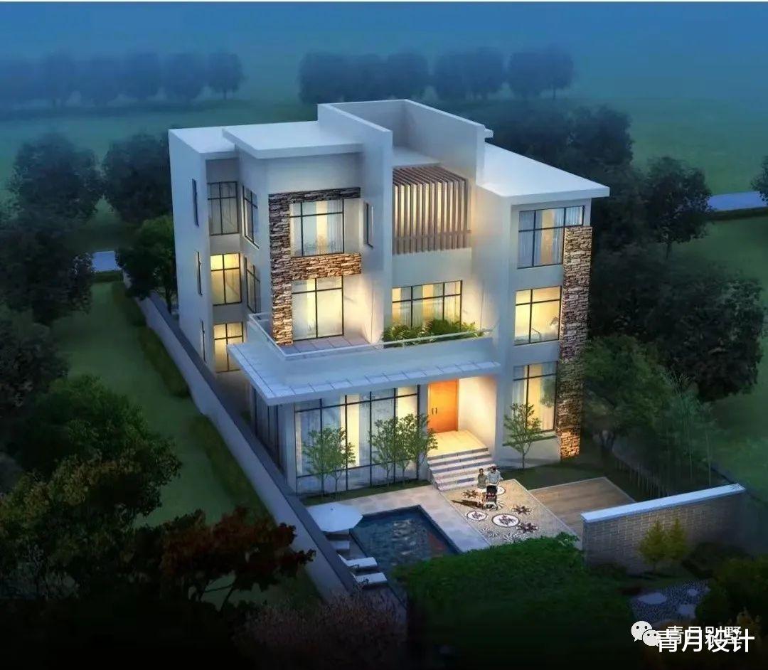 美必须干净,这所现代小别墅完美演绎了这一点