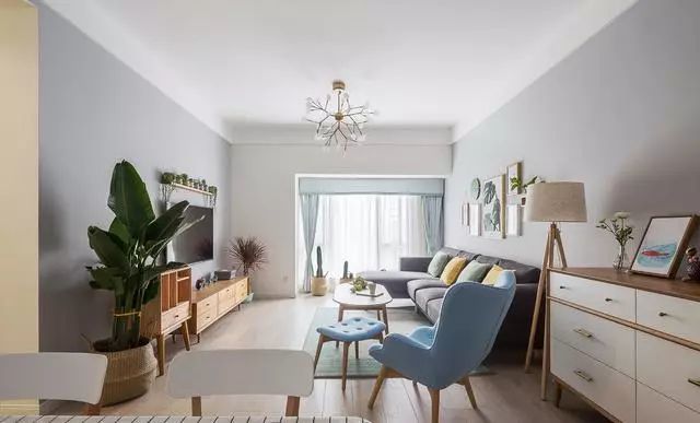 闺蜜的90㎡北欧两居室,全包14万,卫生间清爽的色调,非常不错