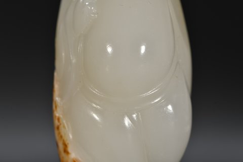 和田玉籽料|和田玉籽料财神爷把件