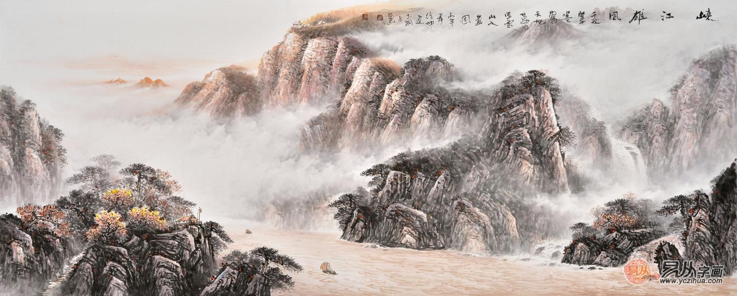 |办公室适合挂什么画？凸显办公室个人魅力的标配，山水画