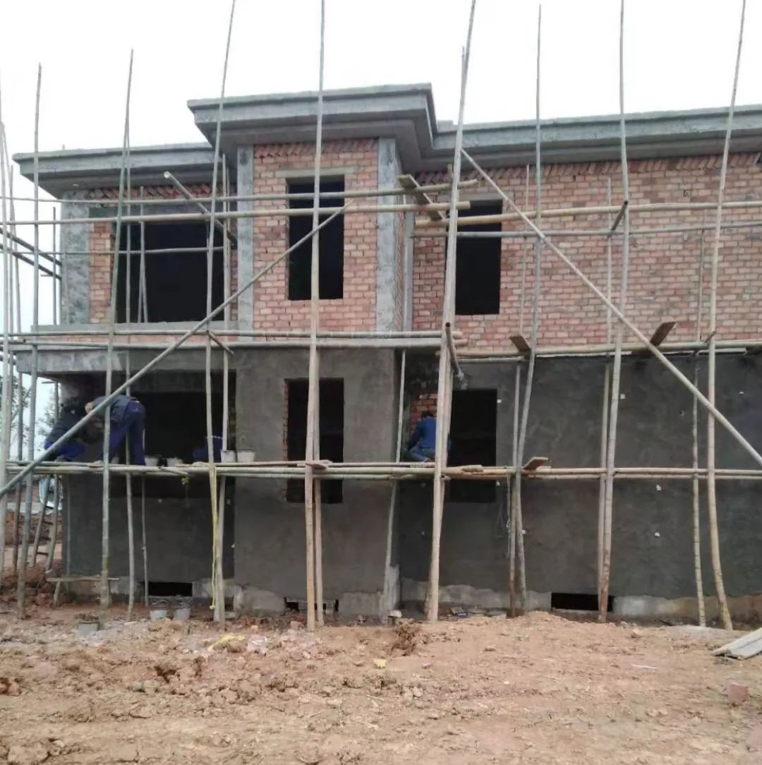 土建造价参考50.3万,面宽17.1m×进深11.7m 二层新中式风格别墅