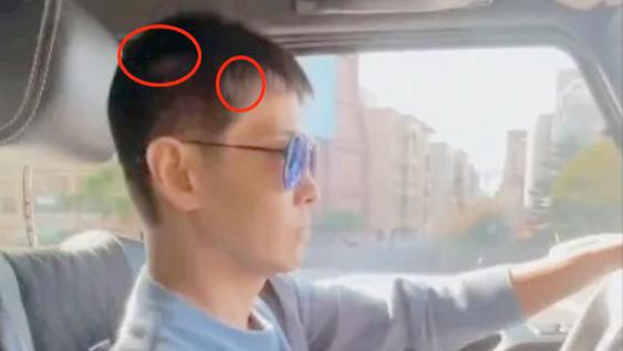 林志颖|林志颖车祸后再次开车外出！伤疤位置没有头发，单手开车为自己点赞