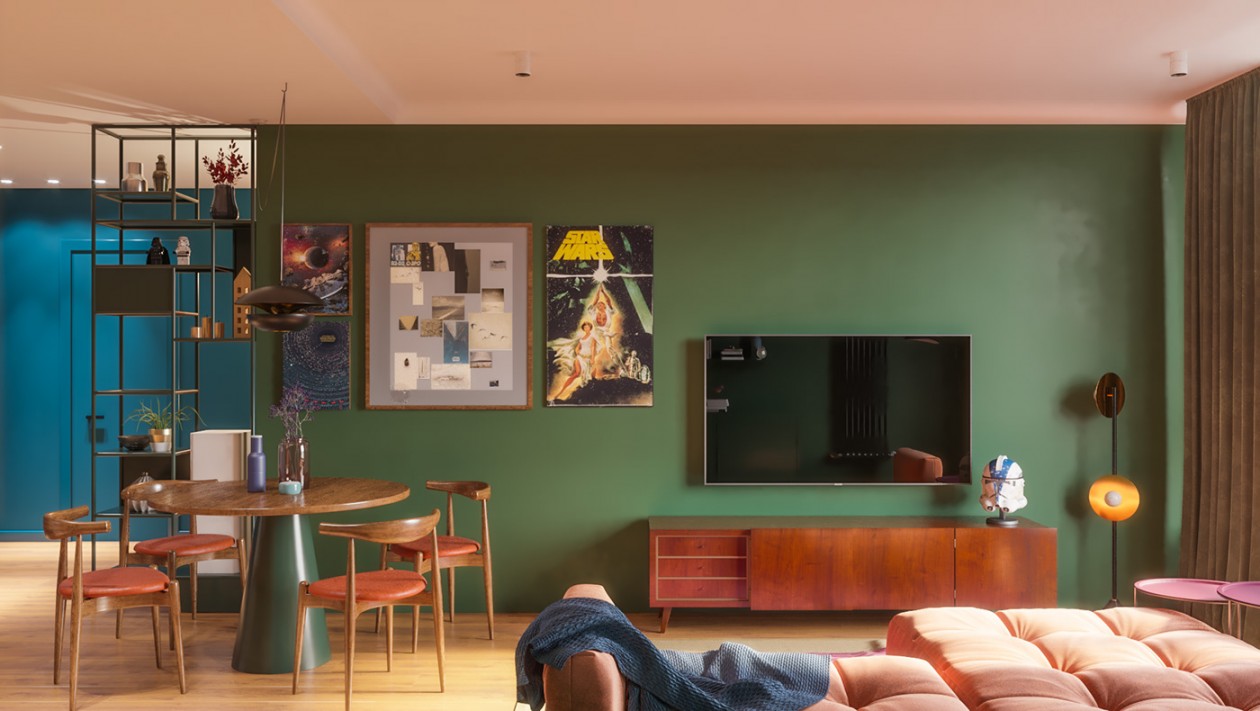 德阳装修,色彩的空间