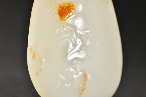 和田玉籽料|和田玉籽料渔翁得利把件