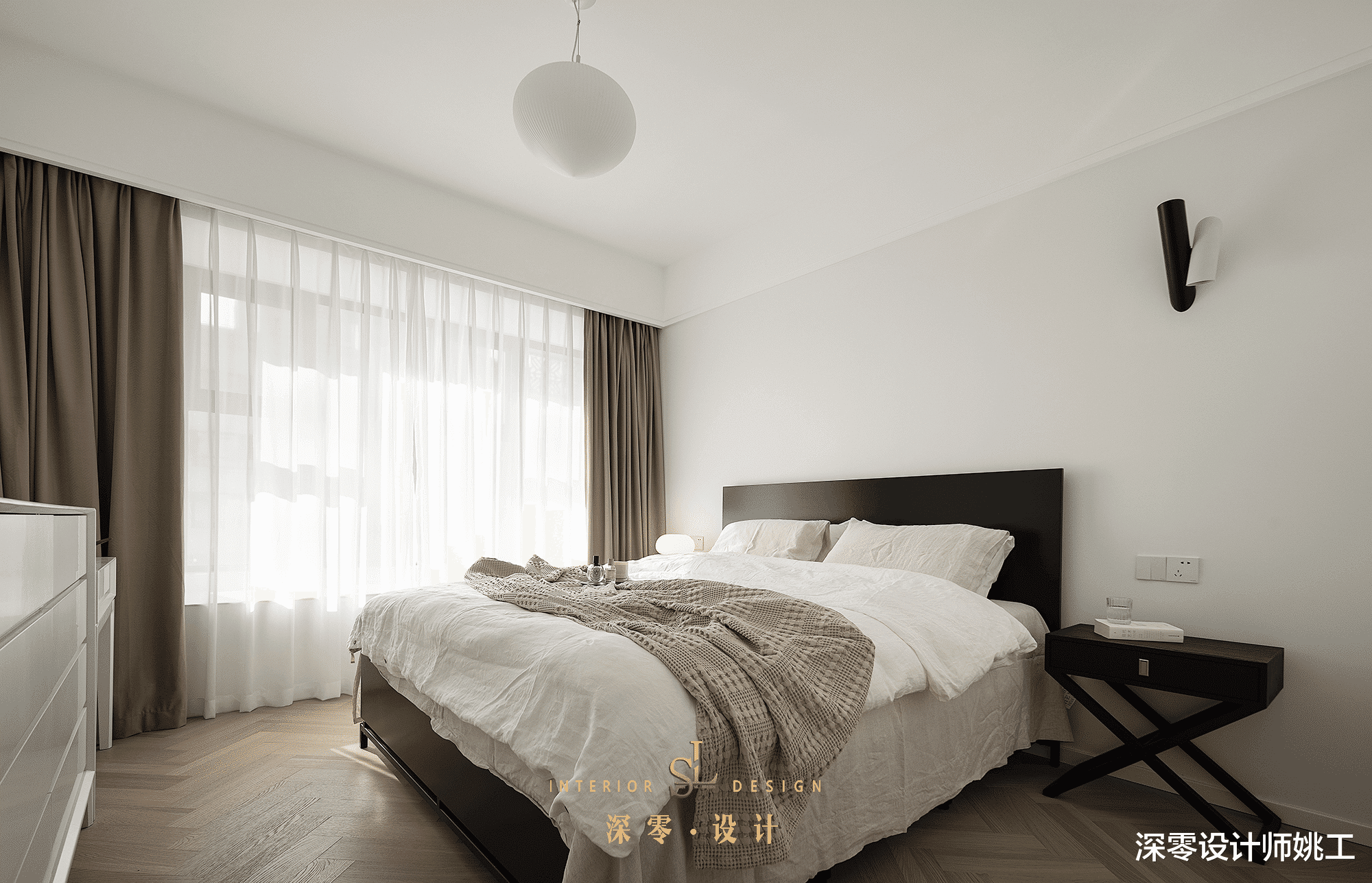 118㎡四室改两室还带个大横厅，电视墙后打造儿童房，搭配原木地板