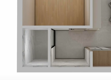 套内30平米超小户型，爆改两居室。