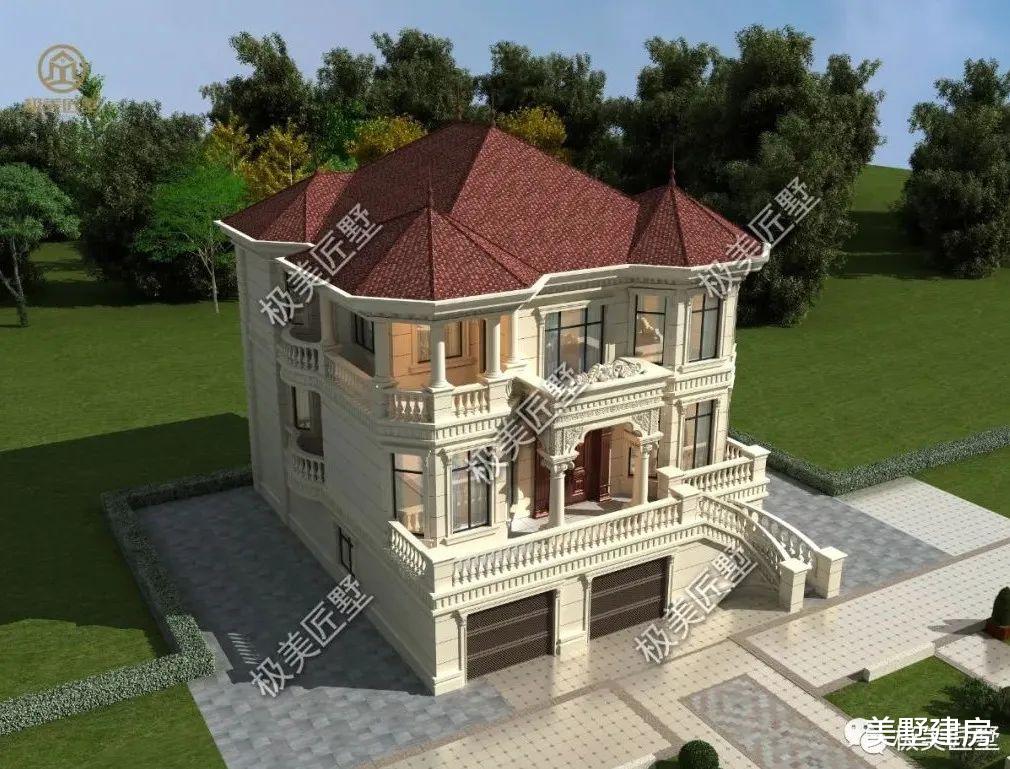 带有架空设计的三层欧式别墅,你确定不想看看吗?