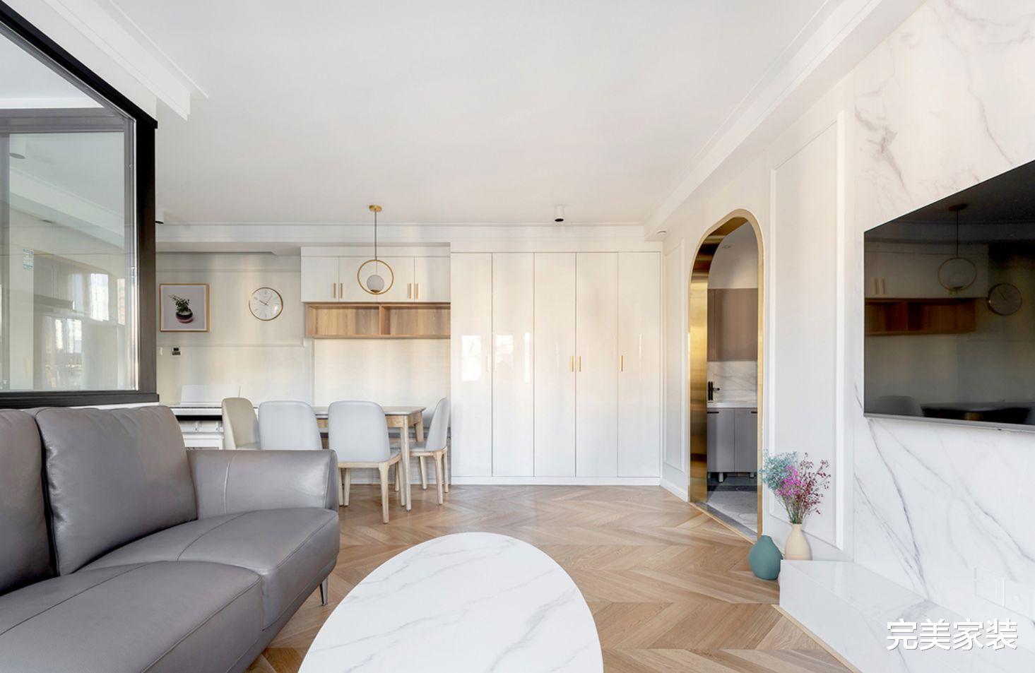 发现一户50㎡现代轻奢风，那叫一个优雅和精致，拍照晒晒